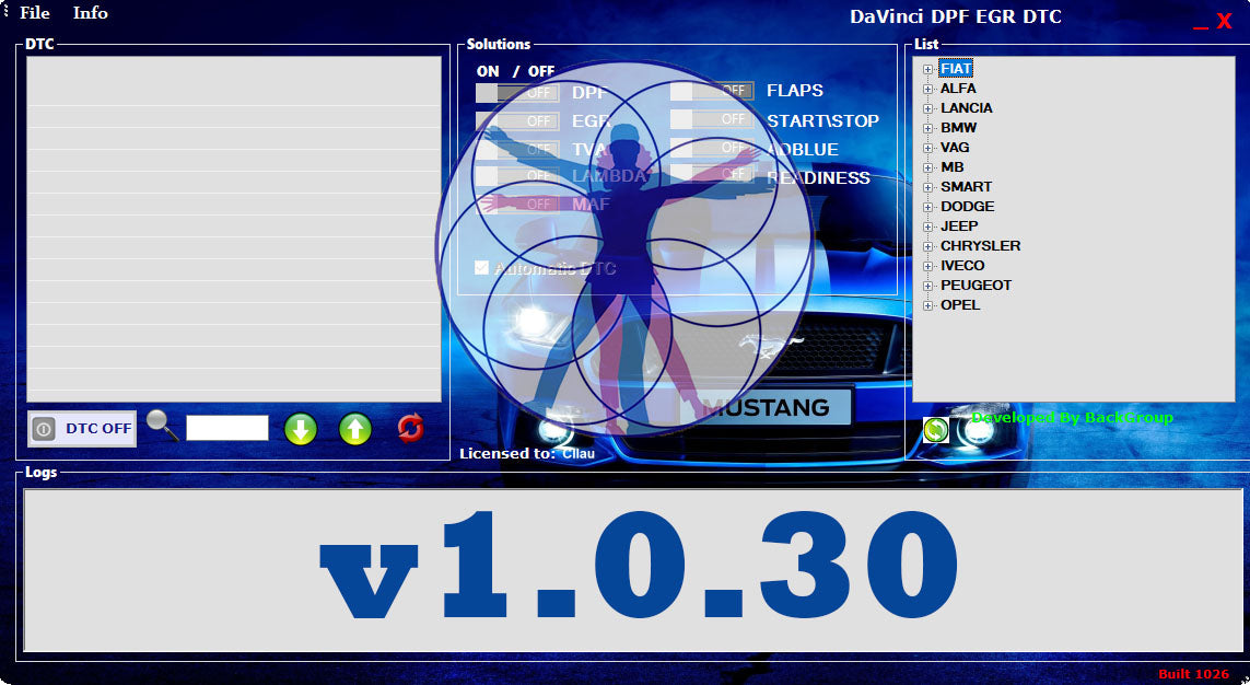 DaVinci v1.0.30 Full Version - Obd2 Diagnostique