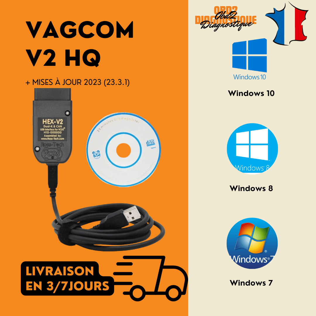 Vag-Com Vcds v23.3.1 | Installation Gratuite - Obd2 Diagnostique