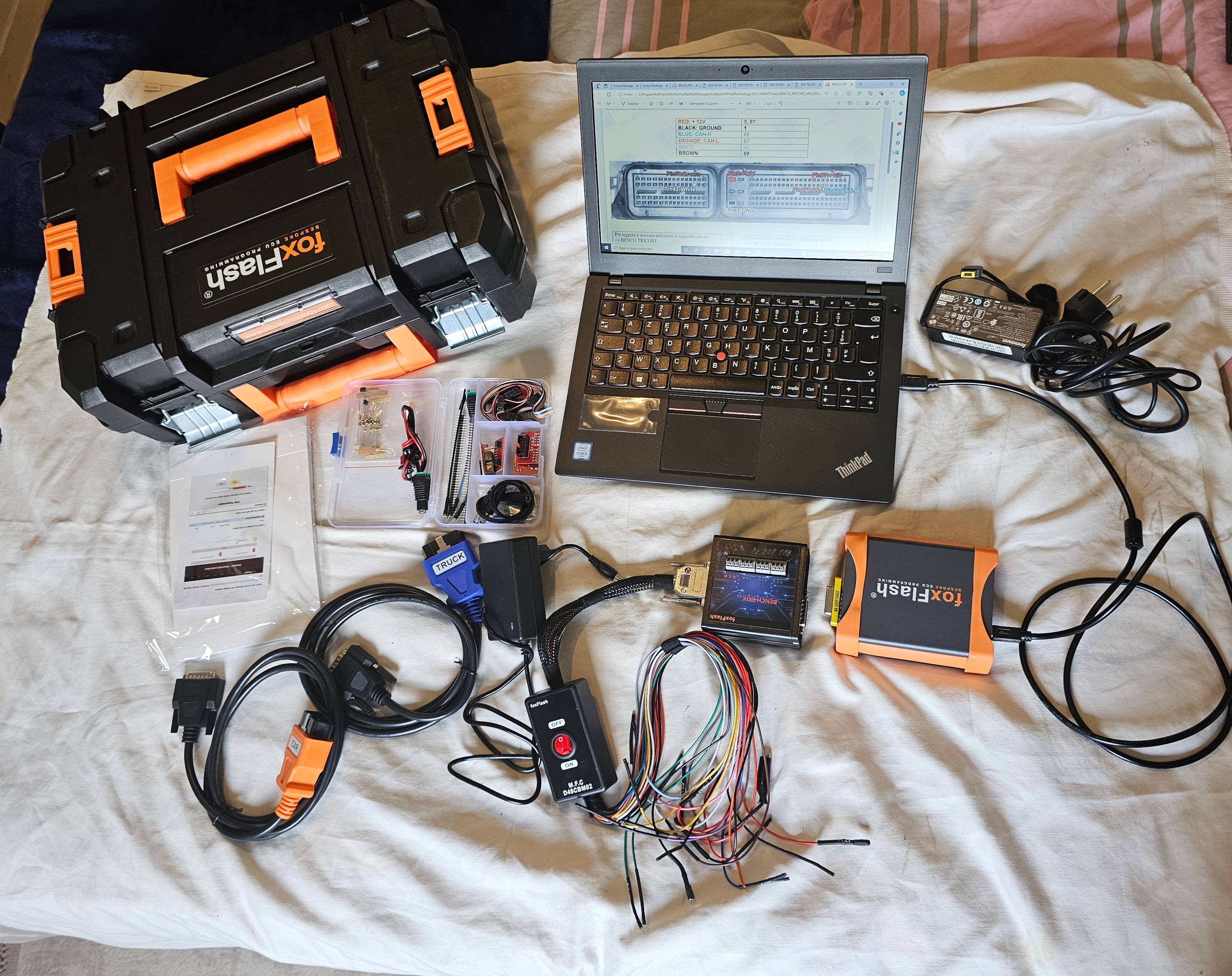 Valise de Reprogrammation Moteur FOX FLASH – Outil Professionnel pour Chiptuning