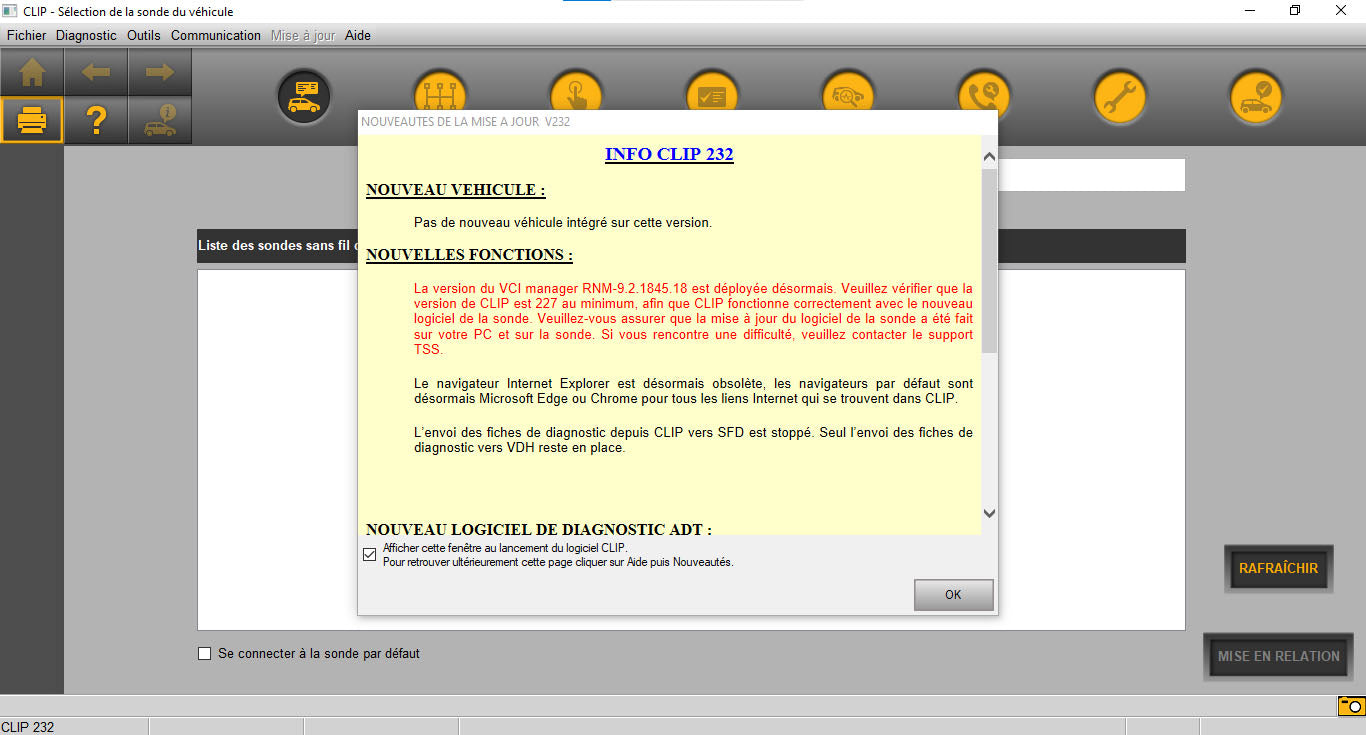 CAN CLIP VERSION 232 - Obd2 Diagnostique