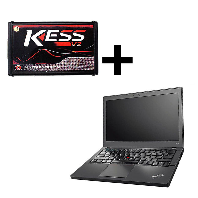 PACK COMPLET KESS V2 + PC LENOVO X240 I5 SSD - Obd2 Diagnostique
