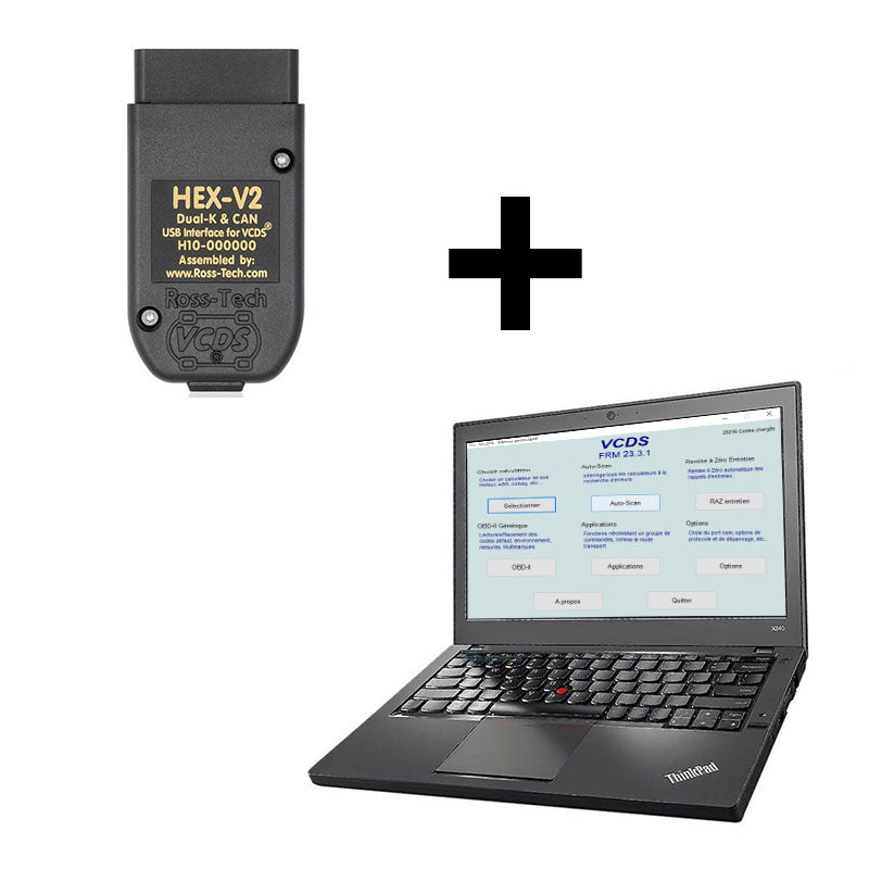 VALISE DE DIAGNOSTIQUE VAG COM + PC I5 SSD PRET A L'EMPLOI - Obd2 Diagnostique