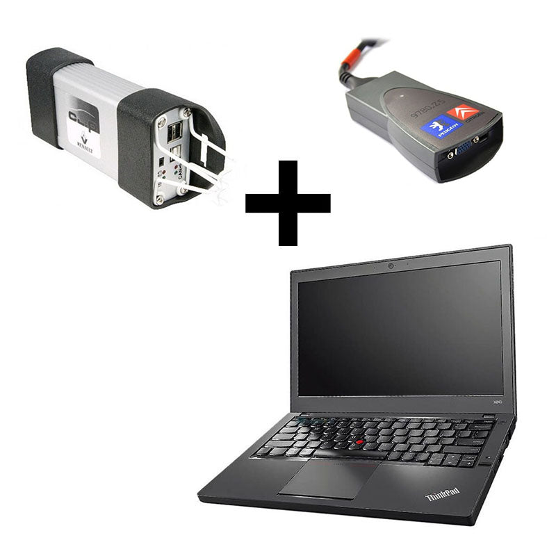 PACK COMPLET CAN CLIP + DIAGBOX + PC LENOVO X240 I5 SSD - Obd2 Diagnostique