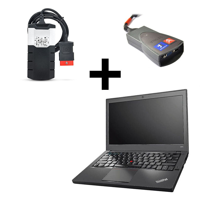 PACK COMPLET DELPHI + DIAGBOX + PC LENOVO X240 I5 SSD - Obd2 Diagnostique